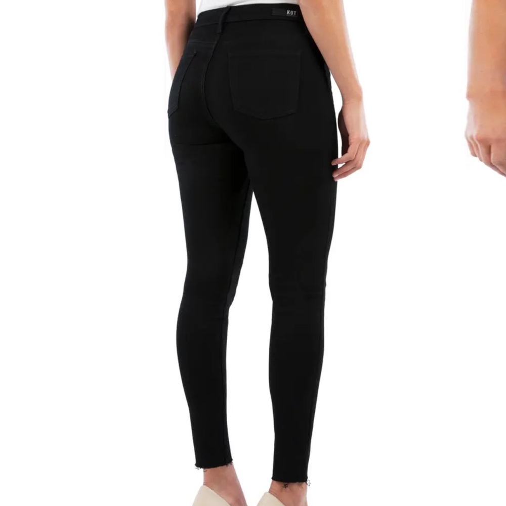 Kut from the Kloth Donna High Rise Ankle Skinny black jean